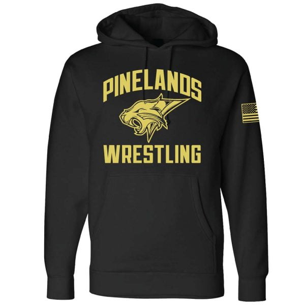 Hoodie Pinelands Wrestling Front